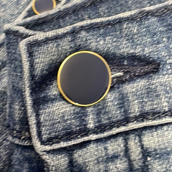 Vintage Dg2 by Diane Gilman Blue Jean Shorts, 18W - Picture 6 of 6